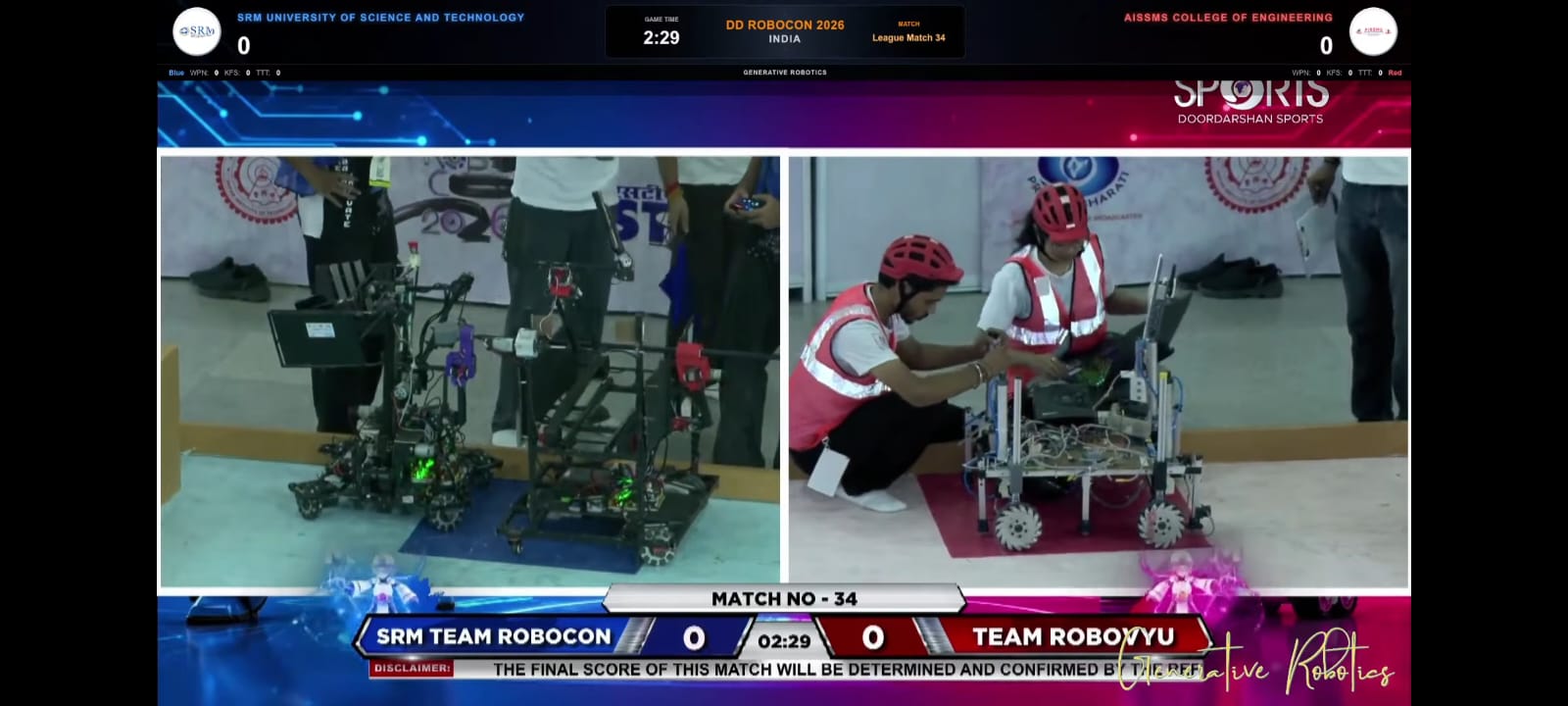 Arena Match vs SRM