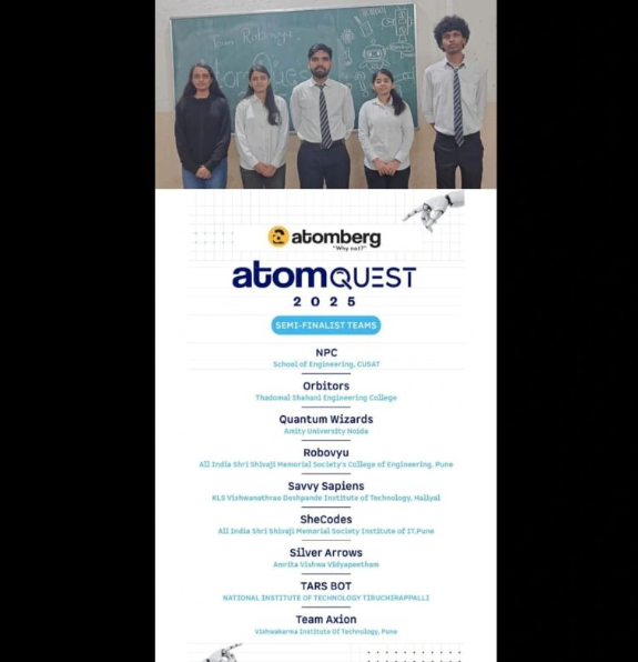 AtomQuest Semi-Finalists